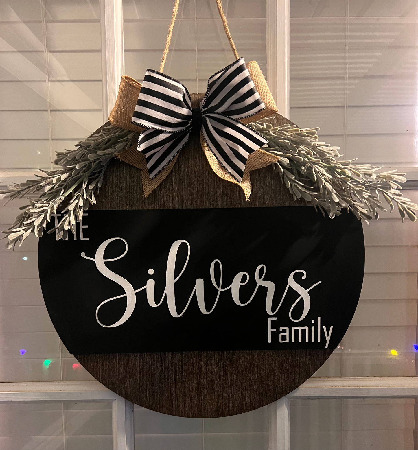 Personalized Farmhouse Door Hanger