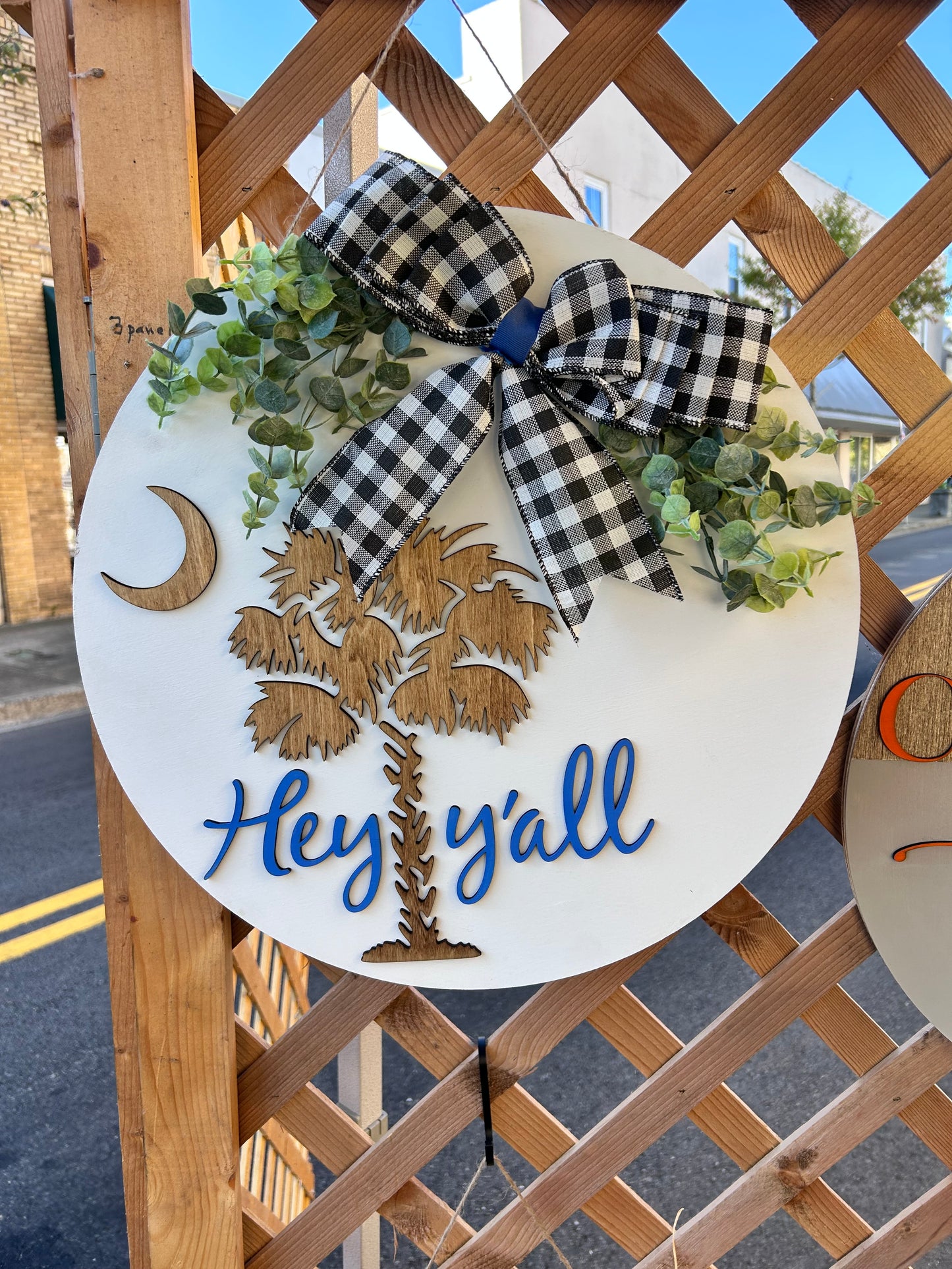 Palmetto Door Hanger