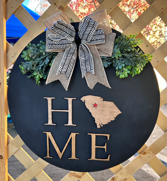 Personalized HOME Door Hanger